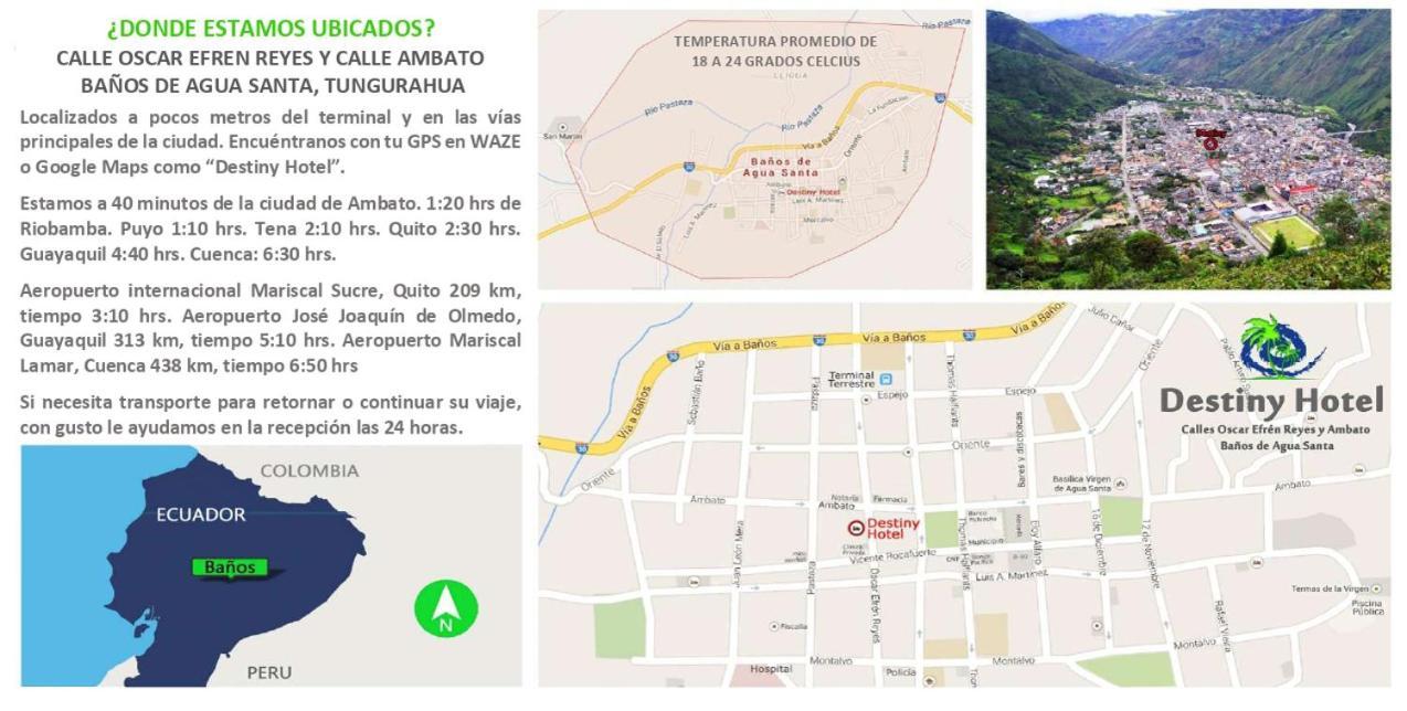 Destiny Hotel Baños Zewnętrze zdjęcie